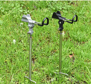 ที่ยึดปลา360ปรับได้และถอดได้พับได้อุปกรณ์ตกปลาบนชายหาดแม่น้ำบ่อน้ำทะเลสาบคันเบ็ดตกปลาพื้นดินขาตั้งกล้องสามขา - Product Image 6