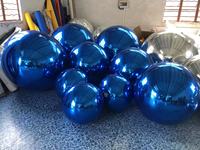 Adornos Navideños Inflables Dorados/Rojos/Verdes, Bola de Espejo Inflable de PVC