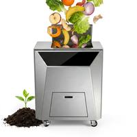 Composteur de déchets alimentaires de 10 kg : Compostage réel, pas juste un séchage, convertisseur de déchets organiques pour café boutique