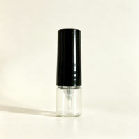 Botol Parfum Kaca Kosong 1ml untuk Sampel, Isi Ulang dari Bawah, Ukuran Mini untuk Perjalanan, Dilengkapi Tutup