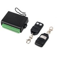 Récepteur d'ouverture de portail universel AC DC 12V-24V Télécommande 433.92Mhz Interrupteur externe Matériel métallique Roulant pour porte de garage