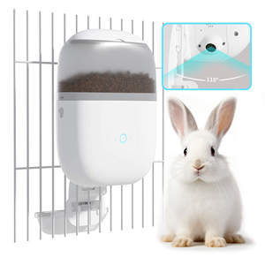 Smart Hanging Rabbit Cage Feeder 1.8L Rechargeable <b>Battery</b> Detachable With App Remote Control For <b>Small</b> Pets - Product Image 3
