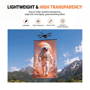 Écran LED P20 pour affichage publicitaire extérieur, écran LED volant, profilé en aluminium - Product Image 2