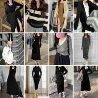 Lots en gros d'articles de marque d'occasion, déstockage de robes, surplus de vêtements de qualité supérieure, mélange de vêtements pour femmes