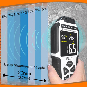 Medidor de Humedad Multifuncional No Invasivo, Higrómetro Digital, Medidor de Temperatura y Humedad, Medidor de Humedad para Madera - Product Image 5