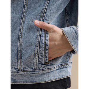Chaqueta de Mezclilla 100% Algodón, Cierre de Botones, Invierno, Todas las Tallas, Hombre, Manga Larga, con Bolsillo, Estilo Casual, Precio al por Mayor - Product Image 3