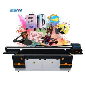 2.5*1.3m Height Adjustable UV Large Format Inkjet UV Printer for Customize 3D Embossed Tile Wire Ring Carpet Printing Machine