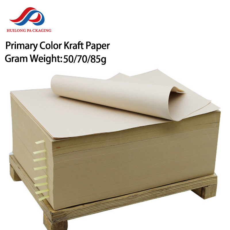 Factory Wholesale Primary Color De Carton Cardboard Eco-friendly Material Multi-purpose Full Wood Pulp Cardboard