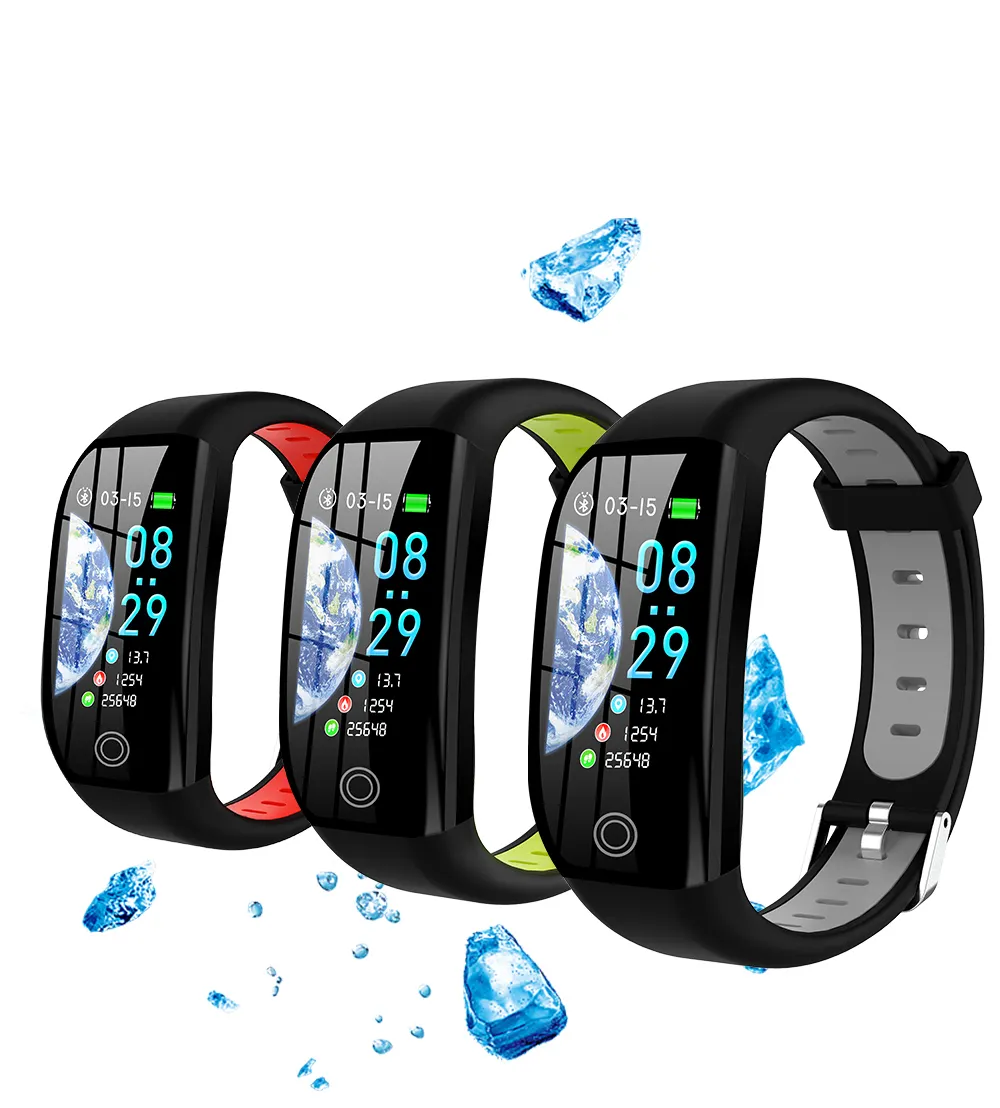 Heart Rate Smart Watch Sport Waterproof Reminder Fitness Tracker Touch Screen Body Temperature Monitoring Blood Pressure Monitor