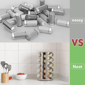 Multifunctional Stainless Steel Kitchen Storage <b>Rack</b> Modern New <b>Rotating</b> Seasoning Bottle <b>Rack</b> Seasoning Organizer - Product Image 3