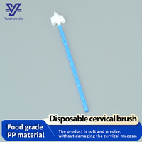 Brosse d'échantillonnage cervicale jetable YSD en PP de qualité médicale, bleue, 20 cm, facile à utiliser