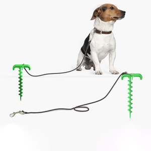Bâton de fixation portable pour chien avec corde élastique et balle à mâcher - Product Image 4
