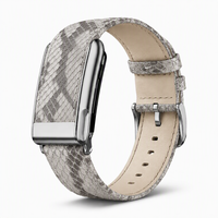 Vente en gros de bracelets en cuir de python rose personnalisés pour Whoop 5.0 avec livraison rapide