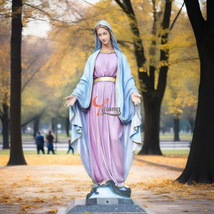 Scultura Personalizzata in Resina e Fibra <span class=keywords><strong>di</strong></span> Vetro a Grandezza Naturale della Vergine <span class=keywords><strong>Maria</strong></span> con Bambino <span class=keywords><strong>Gesù</strong></span> - Product Image 5