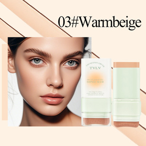 Stick correcteur et fond de teint double tête jaune et noir, résistant à l'eau et au maquillage, avec hydratant et propriétés éclaircissantes - Product Image 5