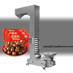 Z Tipi Bantlı Konveyör Kova Elevatörü Pirinç Patates Yem Tahıl Konveyörü Hazneli - Product Image 1