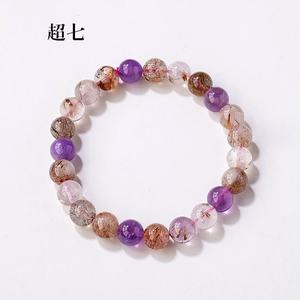 Bracelets de pierres précieuses naturelles Bracelets de perles de pierre de guérison Artisanat en cristal - Product Image 6