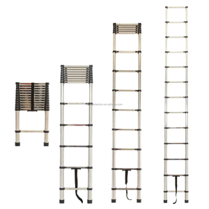 Échelle extensible en <span class=keywords><strong>aluminium</strong></span> moderne rétractable et pliable de 3,8 m/4 m/4,4 m/5 m/5,8 m/6,2 m pour un usage en appartement - Product Image 4