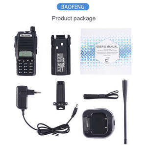 Baofeng UV-82 Talkies UV 82 <span class=keywords><strong>Radio</strong></span> bidirectionnelle longue portée De Doble Banda talkie-walkie <span class=keywords><strong>Radio</strong></span> amateur portable 128 Fujian Noir 5-10km - Product Image 4