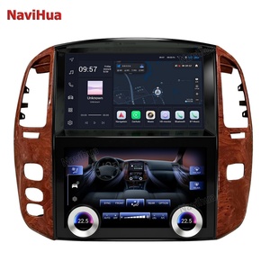 Navihua Android Car Radio DVD Player With Air Conditioner Control Dual Screen for Toyota Land Cruiser LC100 for Lexus LX470 - Product Image 1