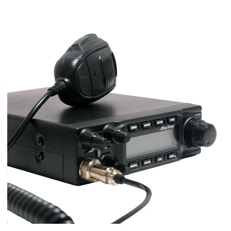 CB 라디오 ANYTONE AT 6666 28.000 - 29.699 Mhz 40 채널 모바일 트랜시버 AT6666 AM/FM/SSB LSB 10 미터 라디오