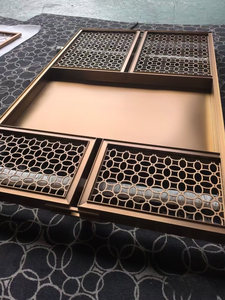 Hoạt động đơn giản thép không gỉ nhà hàng tường chia cho khu vực ăn uống phân vùng riêng tư - Product Image 3