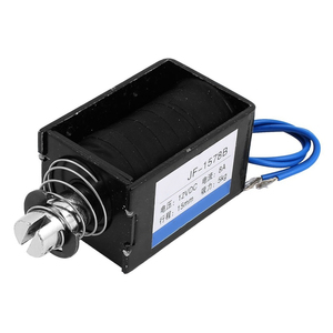 JF-1578B DC24V 5A 12V 8A 15mm Stroke 5kg 50N Force Open Frame Pull Push Electric Solenoid <strong>Electromagnet</strong> - Product Image 4
