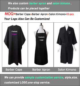 Capa de peluquería profesional, impermeable, logo personalizado, para corte de pelo - Product Image 6