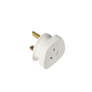 Cores personalizadas Qualidade Premium AU para UK Plug Adapter Travel Adapter e Converter Wall Outlet Power Charger Converter