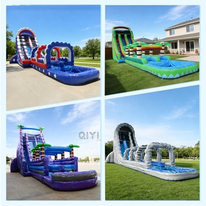 Tobogán Acuático Inflable Doble Personalizado y Económico para Niños con Soplador en Venta - Product Image 3