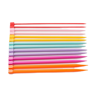 Juego <span class=keywords><strong>de</strong></span> Agujas <span class=keywords><strong>de</strong></span> Ganchillo <span class=keywords><strong>de</strong></span> Plástico para Tejer, Color Caramelo, Grosor <span class=keywords><strong>de</strong></span> 1 mm, Longitud <span class=keywords><strong>de</strong></span> 25 cm, Diseño Simple, para Manualidades - Product Image 4