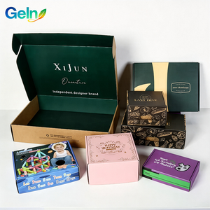 Boîte pliable de luxe avec logo personnalisé, boîte cadeau en papier ondulé de qualité supérieure pour les marques de beauté - Product Image 4