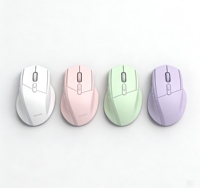 Ratón Inalámbrico Ergonómico 2.4G Hantianxia+3065 Sensor 800/1200/1600 DPI 6 Botones Interruptor Boyue 1M Clics Colores Personalizables
