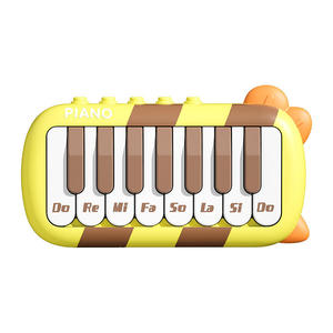 Instrumento Musical Electrónico de Juguete con Diseño de Abeja de Dibujos Animados, Teclado de Piano, Venta al Por Mayor - Product Image 3