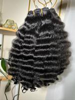 Lots de Cheveux Humains Vierges Birmans Bouclés de Qualité Supérieure à Cuticules Intactes, Vente en Gros de Lots de Cheveux Indiens Bruts Ondulés