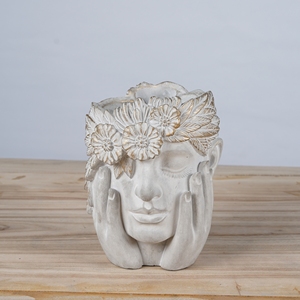 Lianda fatta a mano in cemento venere statua piantatrice oro creativo Design decorazione per <span class=keywords><strong>la</strong></span> casa arte scultura pacchetto all'ingrosso - Product Image 4