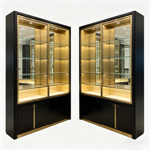 Vitrine de présentation de bijoux sur mesure, idées de design d'intérieur pour bijouterie, vitrine en verre pour bijouteries, comptoir de présentation de bijoux - Product Image 1