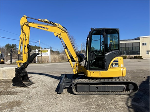 Mini-excavatrice sur chenilles d'occasion PC55MR avec moteur, pompe et boîte de vitesses - Haute efficacité, certifiée CE ISO EPA - Product Image 4