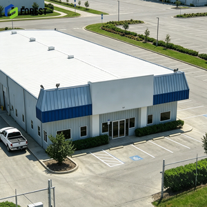 Centre de distribution de marchandises préfabriqué en acier galvanisé robuste pour entrepôt commercial à portée libre - Product Image 1