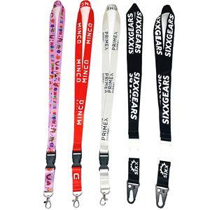 Cordón BSBH con soporte de identificación Break Away 20 mm Cordones de poliéster de transferencia térmica para actividades promocionales - Product Image 1