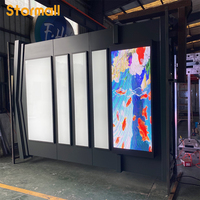 Letrero Digital Personalizado P5 P6 P8 P10, Impermeable, para Exteriores, Fijo, Publicitario, de Doble Cara, con Soporte de Poste, Pantalla LED de 4m X 3m