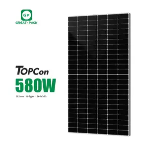 550W 560 W 565 วัตต์แผงโซลาร์เซลล์จีนที่สมบูรณ์ชุดที่อยู่อาศัย 580W แผงโซลาร์เซลล์พลังงานแสงอาทิตย์