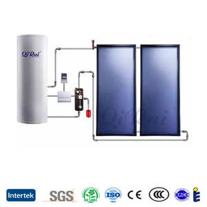 Système <span class=keywords><strong>solaire</strong></span> d'eau chaude pressurisée à panneaux plats, à circulation indirecte, haute pression, <span class=keywords><strong>100</strong></span>, 150, 200, 300, 500, 1000 <span class=keywords><strong>litres</strong></span> - Product Image 1