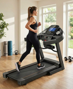 Tapis roulant électrique pliable à vitesse réglable en continu pour la maison, machine à marcher, <span class=keywords><strong>escalade</strong></span> silencieuse, équipement de fitness d'intérieur, perte de poids - Product Image 1
