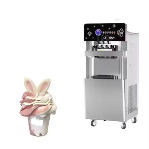 Máquina de Helados Comercial de Venta Directa de Fábrica al Mejor Precio, Máquina de Helados Suaves de 2+1 Sabores - Product Image 2