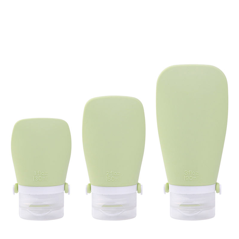 ขวดรีฟิลซิลิโคนสีเขียว