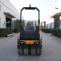 Compacteur routier pneumatique à roues multiples de 3 tonnes homologué CE, entièrement hydraulique, pour asphalte