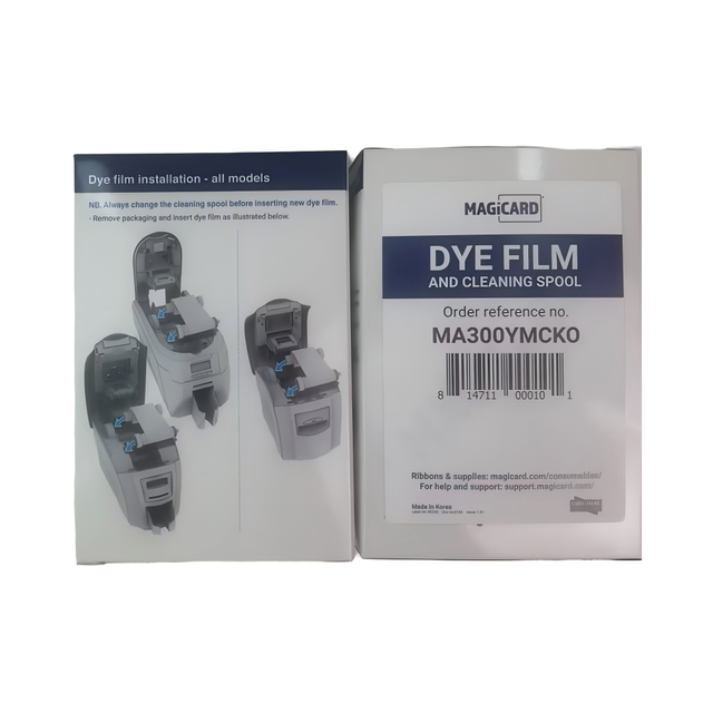 Magicard Enduro Card Printer Color Ribbon MA300YMCKO/MA250YMCKOk 3E Rio Pro360 Full Page Patterns Capacity 80*300 Size Original