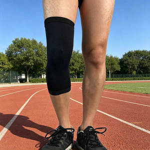 Genouillère Élastique Basique WHX0019 en Polyester, Spandex, Latex, Silicone Respirant, Soutien de Compression pour la Marche Quotidienne - Product Image 3