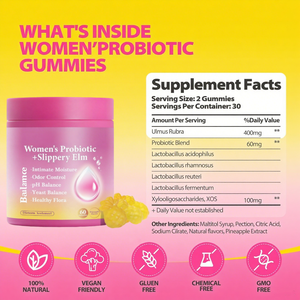 Hete Verkoop Probiotica Gummies Veganistische Vrouwelijke Balans Gummies Immuunondersteuning Probiotica Voor De Gezondheid Van Vrouwen Probiotica Gummies - Product Image 2